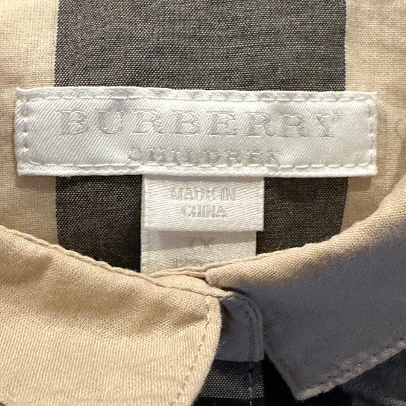 Burberry shirt dress - 7Y - Picture 4 of 5